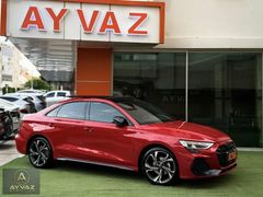 2025/AUDİ/A3/35/TFSİ/S/LİNE/KIRMIZI/14.KM/SONOS/BLACK/P/18.JANT/