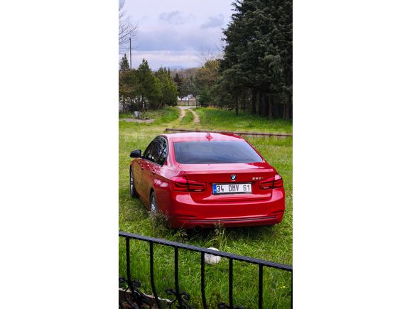 İLK SAHİBİNDEN SAMANLIKTA İĞNE..BMW 3.20 İED LCİ MELBOURNE KIRMIZI