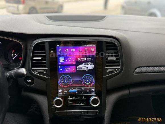 ARGEDEN 2017 MEGANE TOUCH DEĞİŞENSİZ TESLA EKRAN GERİ GÖRÜŞ