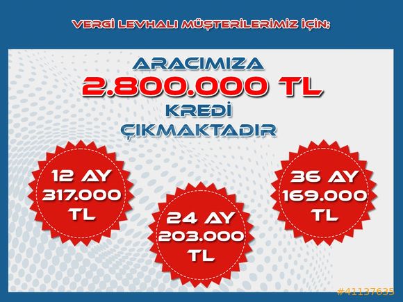 HATASIZ BOYASIZ 170 km servis bakımlı / 2.800.000 TL KREDİ
