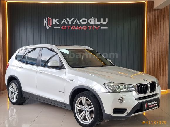 2016 BMW X3 2.0İ sDRİVE CAM TAVAN/HAFIZA KLT/ISITMA/ELKT.BAGAJ..