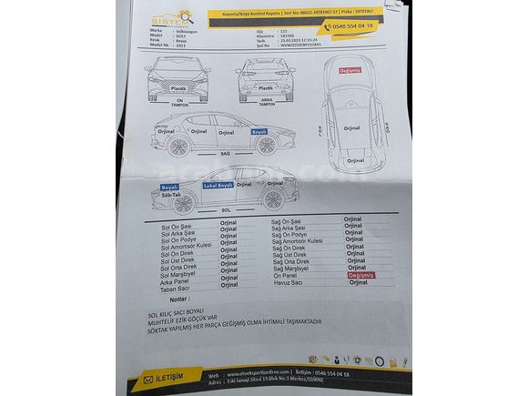 SAHİBİNDEN TERTEMİZ GOLF 6 | 1.4 TSI HIGHLINE
