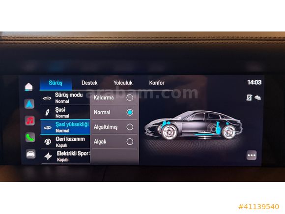 2021 BAYİ TAYCAN 4S PERFORMANCE PLUS 19.000 KM MOKKA+CHRONO+BOSE