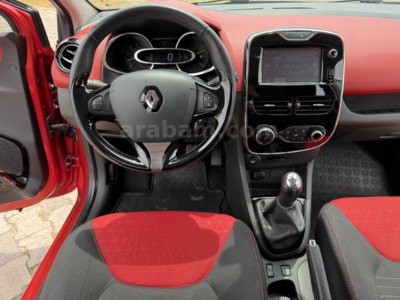 İÇ DIŞ KIRMIZI İLK SAHİBİ 1.5 DCİ 90 HP İCON 2014 CLİO KAZASIZ !