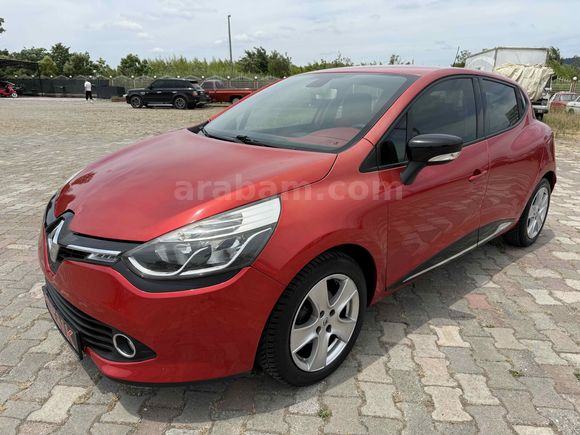 İÇ DIŞ KIRMIZI İLK SAHİBİ 1.5 DCİ 90 HP İCON 2014 CLİO KAZASIZ !