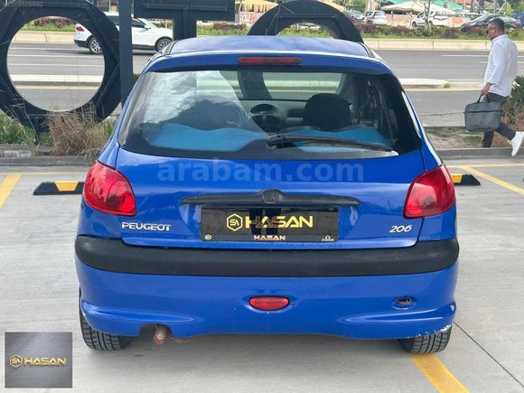 2000 MODEL PEUGEUT 206 1.4 KLİMALI