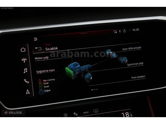 ///DİLLİCE/// 2023 AUDI RS6 PERFORMANCE ARKA AKS 630HP HATASIZ