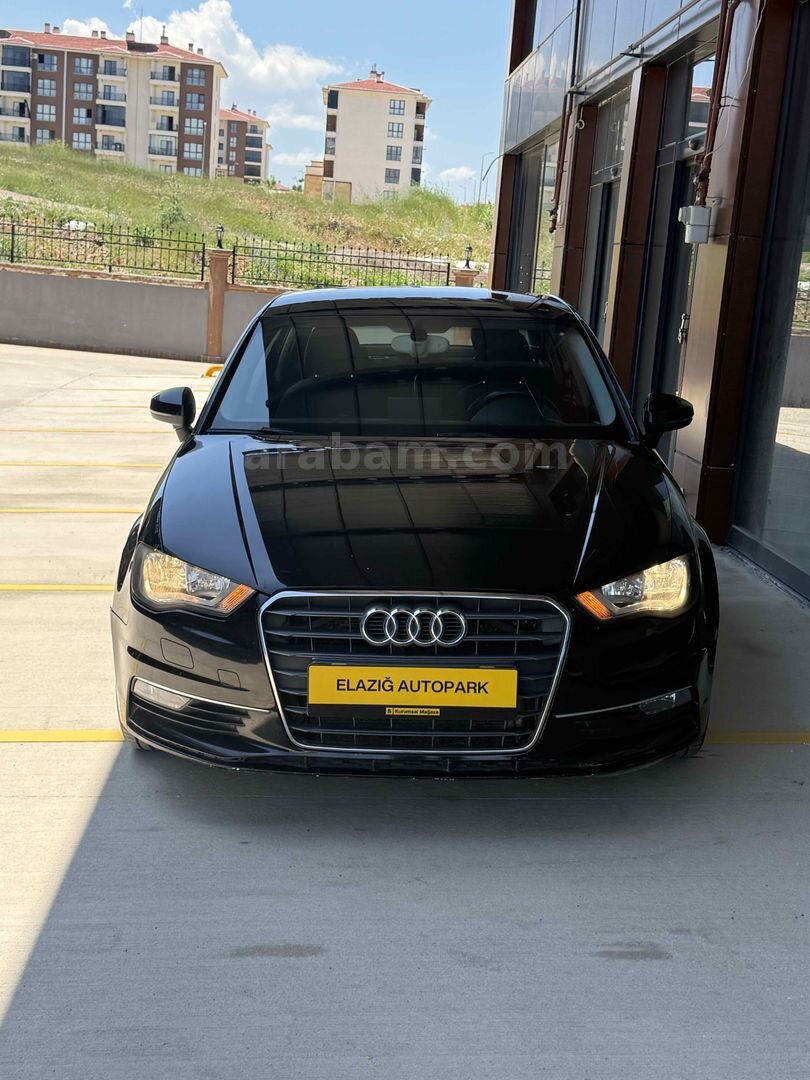 Galeriden Audi A3 Sedan 1.6 TDI Attraction 2014 Model Elazığ 184.000 km Siyah 1