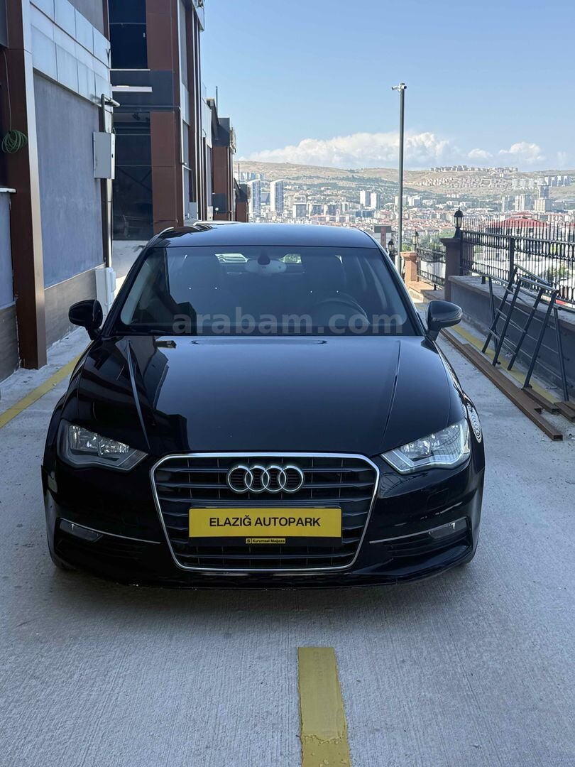 Galeriden Audi A3 Sedan 1.6 TDI Attraction 2014 Model Elazığ 184.000 km Siyah 2