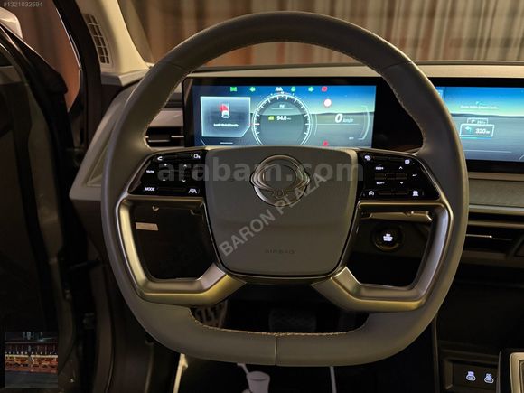 Baron plaza 'dan 2024 ssanyyong torres evx 4x2 elektrik boyasız