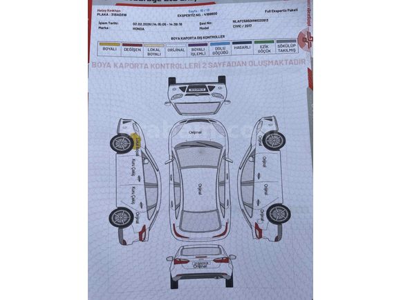Sahibinden Honda Civic 1.6i VTEC Eco Elegance 2017 Model 