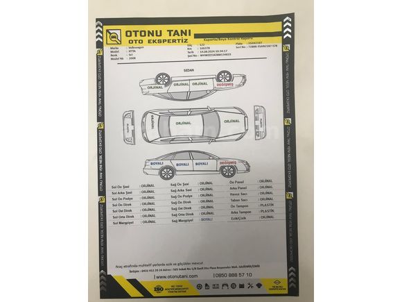 Sahibinden Volkswagen Jetta 1.4 TSi Midline 2008 Model