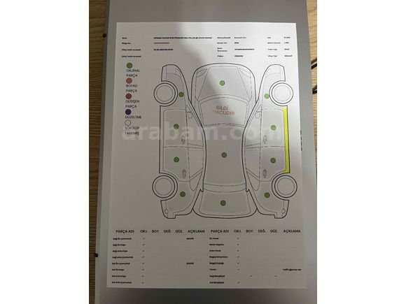 Sahibinden Renault Clio 1.5 dCi Joy 2014 Model Şanlıurfa