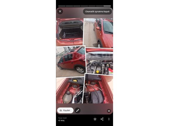 Sahibinden Dacia Sandero 1.5 dCi Stepway 2013 Model