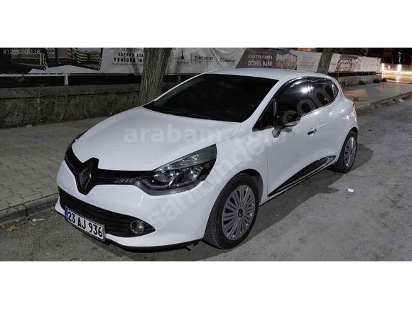 Öğretmenden Renault Clio 1.5 dCi Touch 2014 Model  86000 km Beyaz