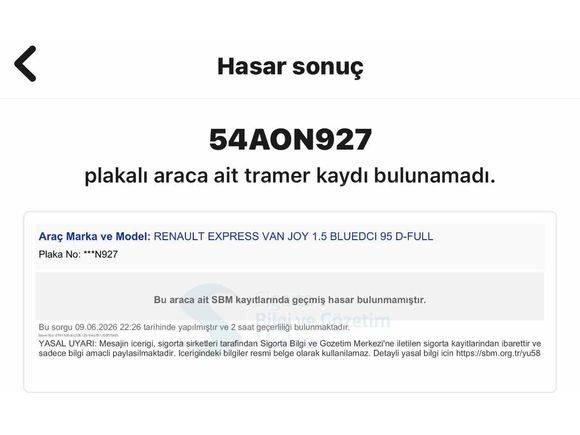 EXPRESS KANGO 2025 1.5 blue-DCİ JOY 95'' EXTRA'LI AYNA+KAMERA'LI