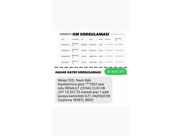 Sahibinden Renault Clio 1.5 dCi Joy 2015 Model 
