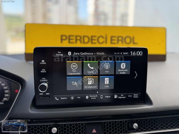 PERDECİ EROL'DAN 2023 CİVİC 1.5 VTEC EXECTV PLUS OTOMK SANRF ORJ