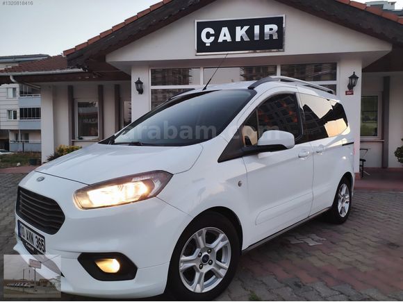 ''40595''-KM-2023 FORD COURİER 1.5 DELUX 100BG-HATASIZ-BOYASIZ.