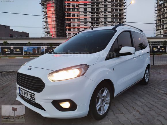 ''40595''-KM-2023 FORD COURİER 1.5 DELUX 100BG-HATASIZ-BOYASIZ.