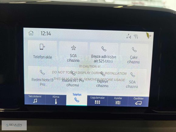 SEVİLEN'DEN FORD TRANSİT CURİER 1.0 ECOBLUE DELUXE %20 FATURALI