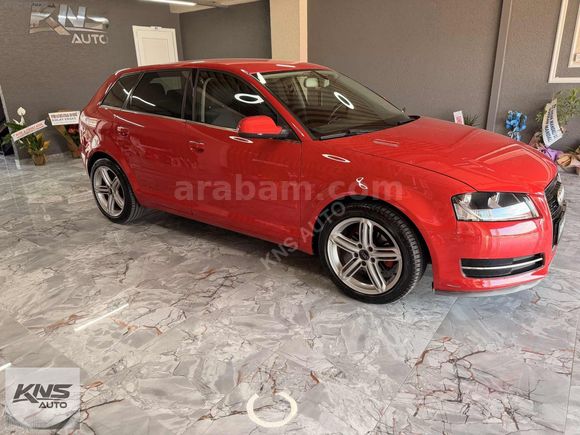 KNS AUTO'DAN 2011 MODEL AUDİ A3 S-TRONİC BOYASIZ LPG'Li