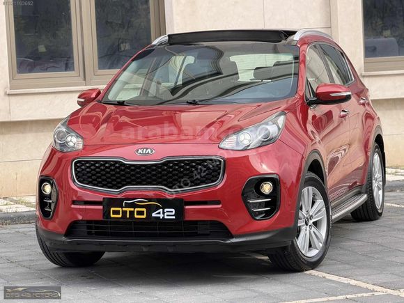 OTO42-2017 KİA SPORTAGE-PREMİUM-CAM TAVAN-OTOMATİK-4 KOLTUK ISIT