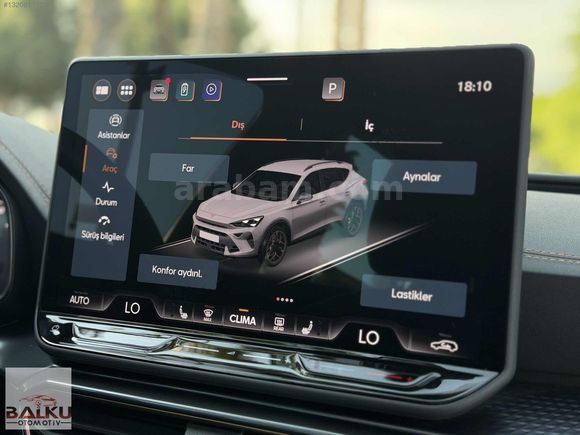 BALKU'DAN CUPRA 1.5 PHEV 204HP CAM TAVAN ISITMA HATASIZ