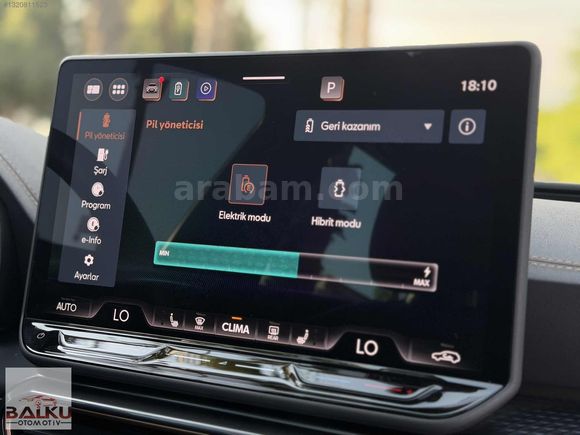 BALKU'DAN CUPRA 1.5 PHEV 204HP CAM TAVAN ISITMA HATASIZ