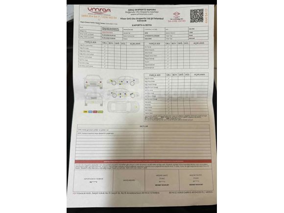 DEĞİŞENSİZ BOYASIZ TRAMERSİZ 2018 model
