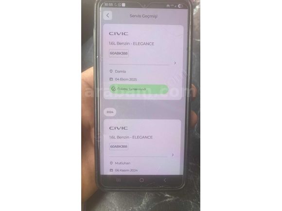 HATASIZ HONDA CİVİK 64000 KM DE