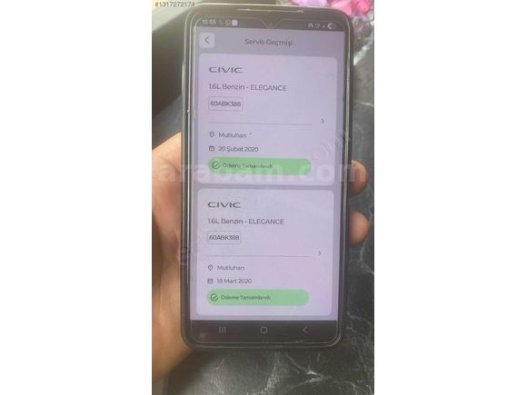 HATASIZ HONDA CİVİK 64000 KM DE