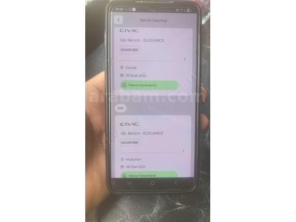 HATASIZ HONDA CİVİK 64000 KM DE