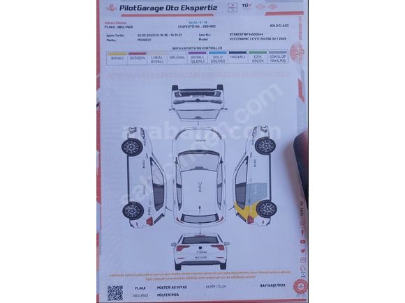 Sahibinden Peugeot 207 1.6 VTi Dynamic 2009 Model 