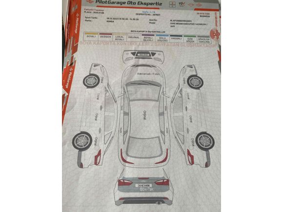 Sahibinden Honda Civic 1.6i VTEC Executive 2017 Model  