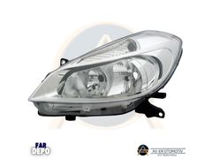 RENAULT CLİO 3 SOL FAR KROM 2005-2008 SIFIR TAİWAN 260607570R