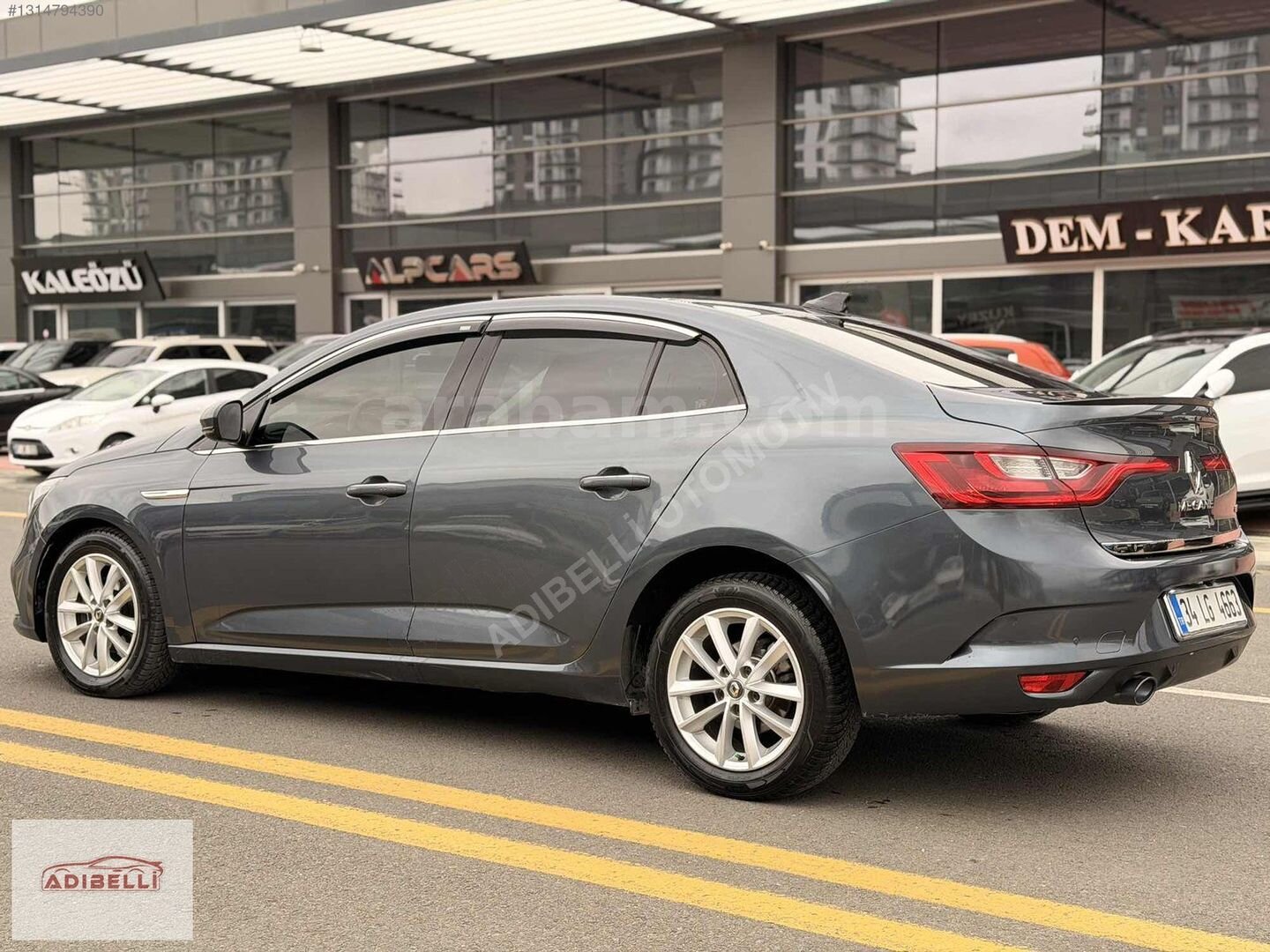 Galeriden Renault Megane 1.5 dCi Touch 2017 Model Ankara 188.825 km Gri 4