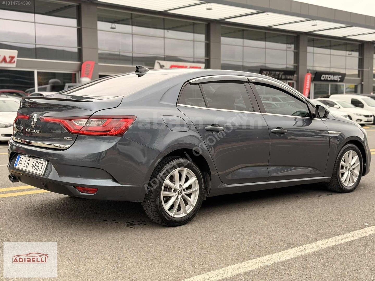 Galeriden Renault Megane 1.5 dCi Touch 2017 Model Ankara 188.825 km Gri 6