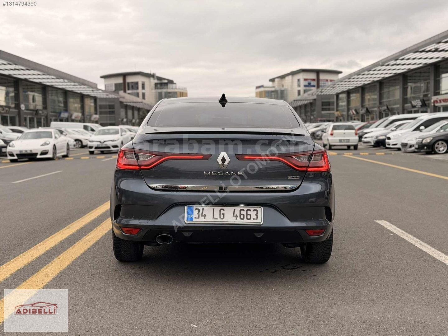 Galeriden Renault Megane 1.5 dCi Touch 2017 Model Ankara 188.825 km Gri 5