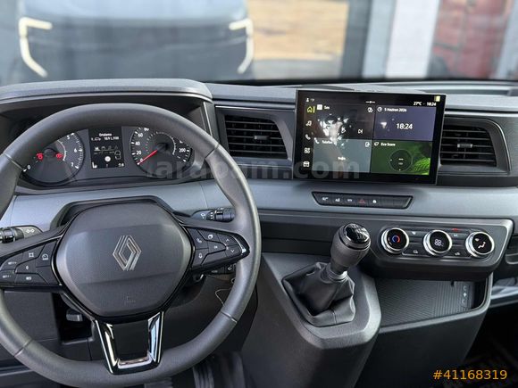 ENS/2026 RENAULT MASTER ÇİFT KABİN ORİJİNAL SCATTOLİNİ KASA