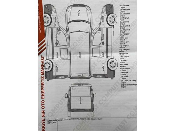 Sahibinden Ford Tourneo Courier 1.6 TDCi Titanium 2017 Model 