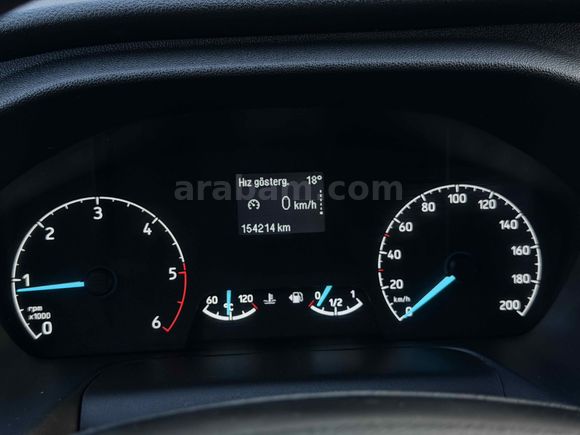 154 KM'DE 2020 FORD TRANSİT CUSTOM 320 S TREND KLİMA"LI %20 KDV