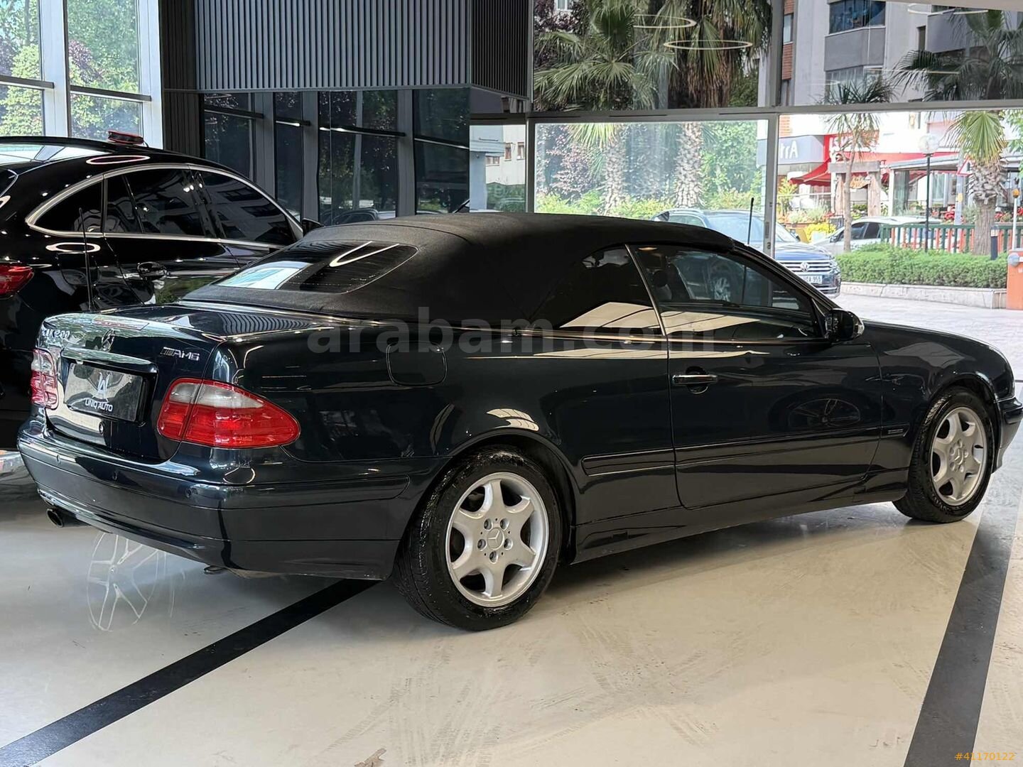 Galeriden Mercedes - Benz CLK 200 Kompressor Elegance 2000 Model İstanbul 147.000 km Lacivert 6