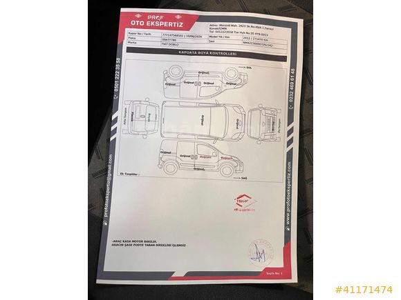 DEĞİŞENSİZ 2012 DOBLO CARGO 1.3 M.JET