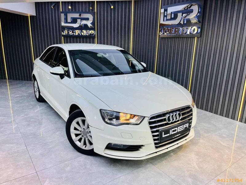 Galeriden Audi A3 Sedan 1.6 TDI Ambiente 2014 Model İzmir 245.000 km Beyaz