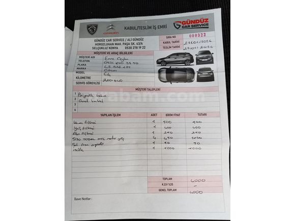 MEMURDAN BAKIMLI DÜŞÜK KM EXCULUSİVE C4