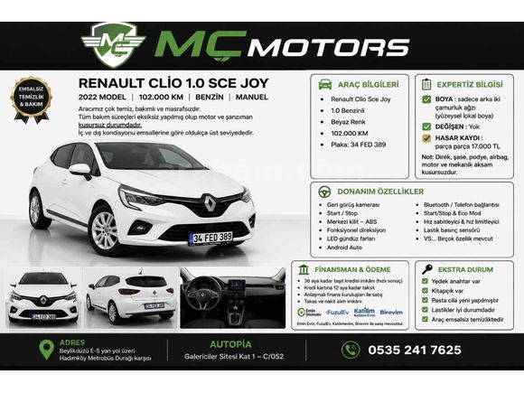 "MÇ MOTORS"2022 MODEL HATASIZ AYARINDA START-STOP/
G. GÖRÜŞ/VS..