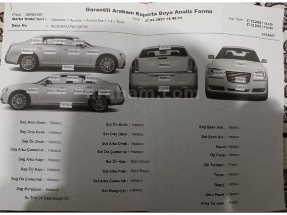 Sahibinden Hyundai Accent Era 1.4 Team 2009 Model