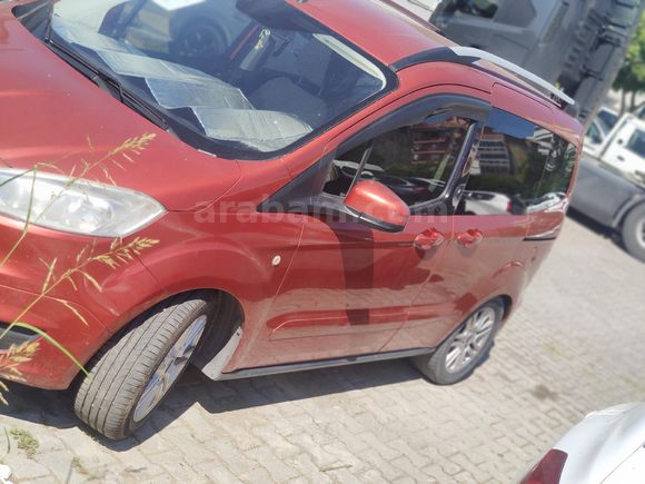 Sahibinden Ford Tourneo Courier 1.6 TDCi Titanium Plus 2014 Model  206.555 km Kırmızı