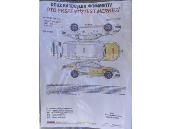 Sahibinden Volvo S40 1.6 D Dynamic 2008 Model